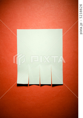 Tear off paper notice on the wall 5238626