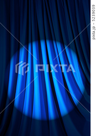 Brightly lit curtains in theatre concept Brightly lit curtains in theatre concept 5239039