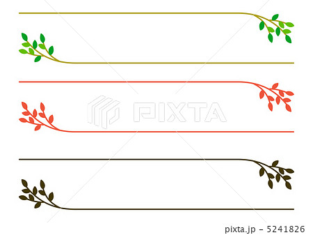 タイトルフレーム 木の枝 のイラスト素材 5241826 Pixta