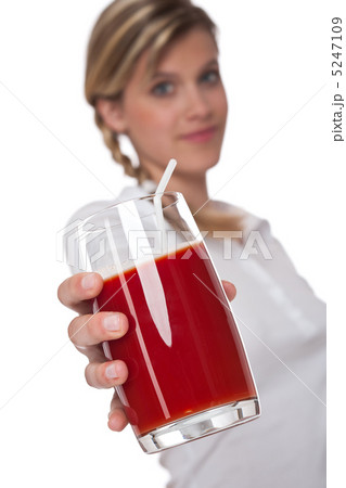 Healthy lifestyle series - Glass of tomato juice Healthy lifestyle series - Glass of tomato juice 5247109