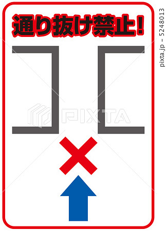 通り抜け禁止-2 5248013