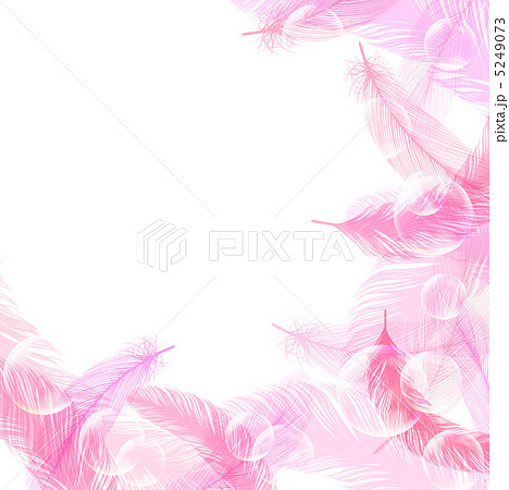 羽 背景 春 ピンクのイラスト素材