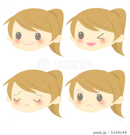 女の子の表情 女の子の表情 5249149