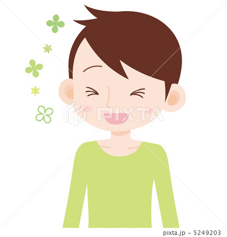 男性 上半身 嬉しい 5249203