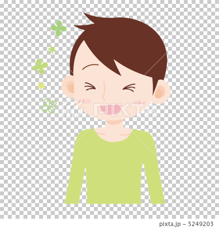 男性 上半身 嬉しい 5249203