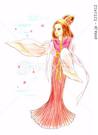 龍田姫のイラスト素材 龍田姫のイラスト素材