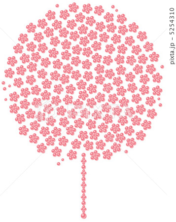 飾り玉 桜の木のイラスト素材 5254310 Pixta
