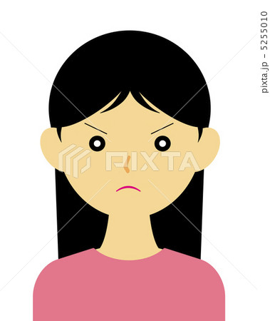 怒り顔の女性 5255010