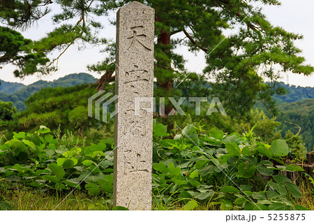 春日山城　天守閣跡の碑 5255875