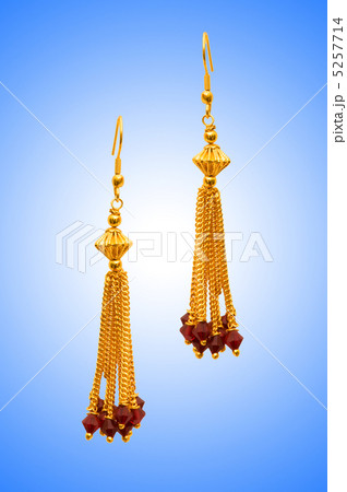 Beauty fashion concept with earrings 5257714