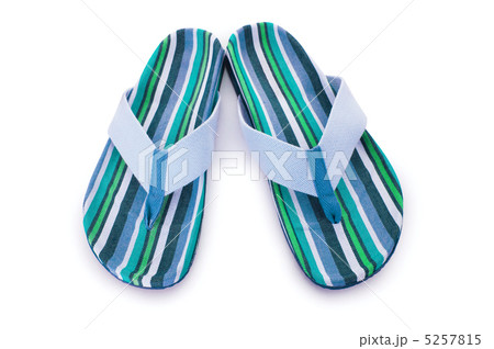 Summer colourful shoes on white 5257815