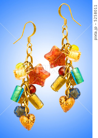 Beauty fashion concept with earrings 5258011