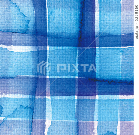 水彩のチェック模様 5259160
