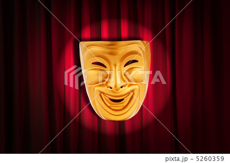 Theatre performance concept with masks Theatre performance concept with masks 5260359