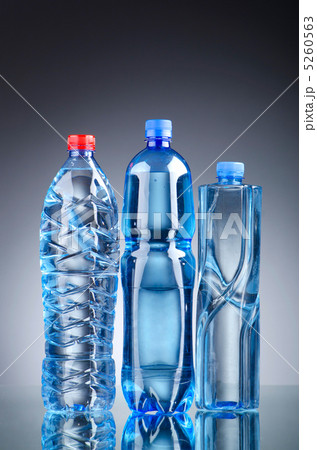 Water bottles as healthy drink concept 5260563