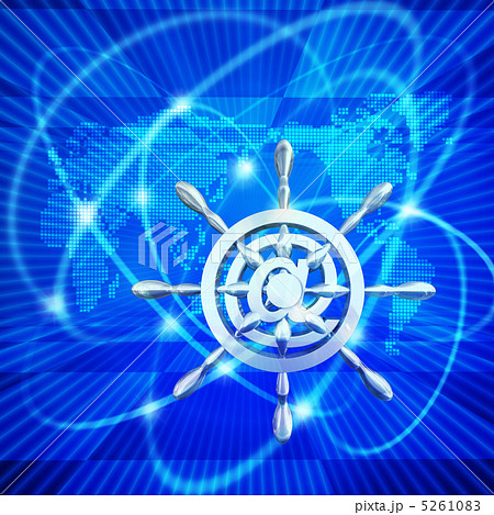 インターネットの舵取り／世界地図 5261083