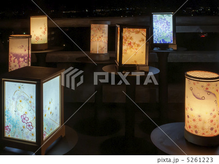 嵐山花灯路 法輪寺舞台の京行灯 嵐山花灯路 法輪寺舞台の京行灯 5261223