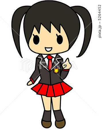制服姿の女の子 5264452