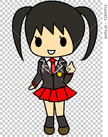 制服姿の女の子 5264452