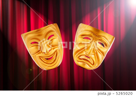 Theatre performance concept with masks Theatre performance concept with masks 5265020