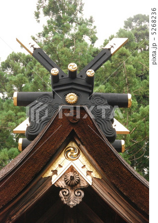 本殿の屋根（熊野本宮大社／和歌山県田辺市本宮） 5268236