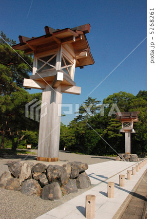 伊勢神宮･外宮(豊受大神宮)の入口（伊勢市豊川町／三重県） 5268261