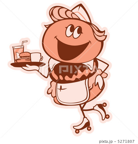 ハンバーガーウエイトレス 5271807