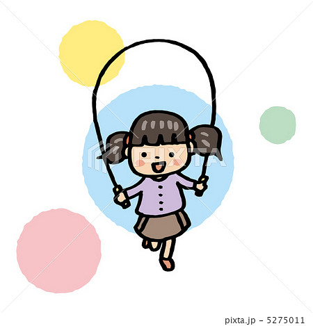 縄跳びをする子供 縄跳びをする子供 5275011