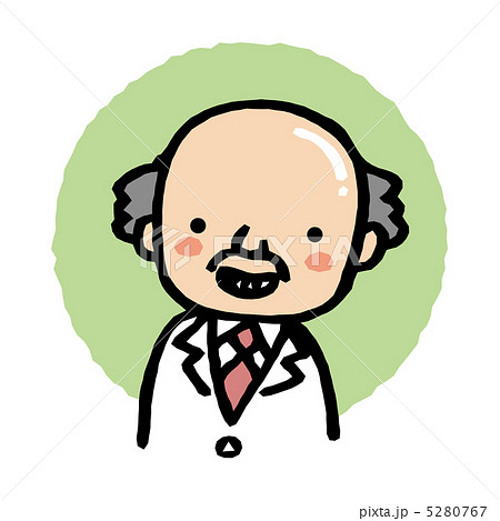 白衣の先生のイラスト素材 白衣の先生のイラスト素材