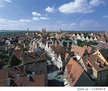 ローテンブルグの町並み 5280818