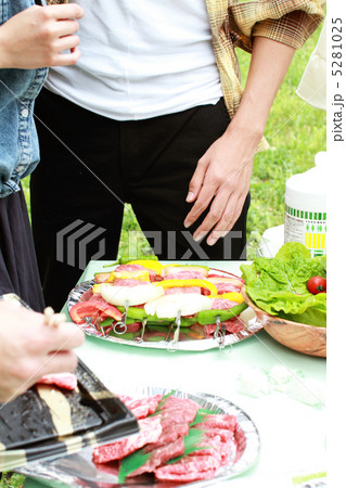 バーベキューの準備 5281025
