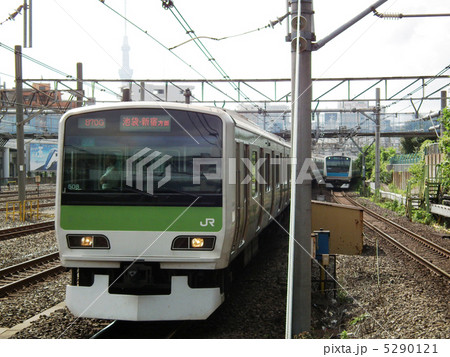 山手線　E231系　内回り　日暮里駅 5290121