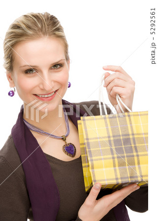 Shopping woman fashion happy hold bag Shopping woman fashion happy hold bag 5292561