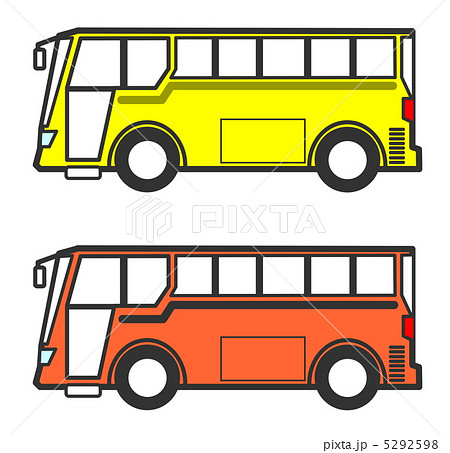 観光バスのイラスト素材 5292598 Pixta