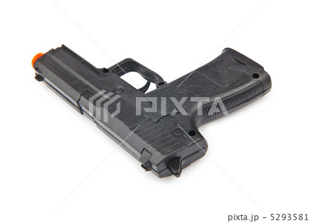 Hand gun isolated on the white background 5293581