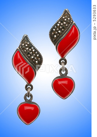 Jewellery concept with nice earrings Jewellery concept with nice earrings 5293633