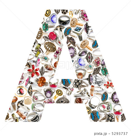 Alphabet made of letters 5293737