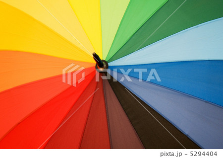 Close up of multi sector colourful umbrella Close up of multi sector colourful umbrella 5294404