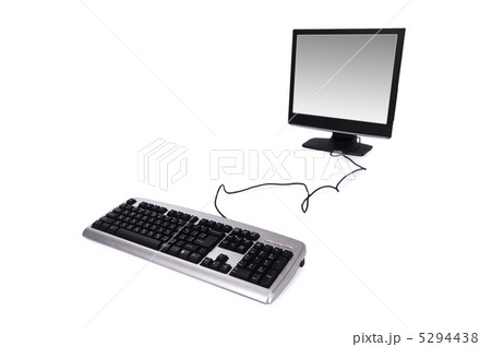 Personal computer isolated on the white background 5294438