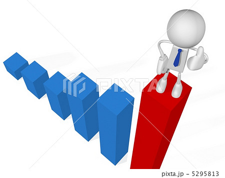 成績達成のイメージのイラスト素材