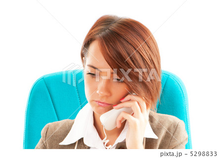Young businesswoman talking on the phone Young businesswoman talking on the phone 5298833