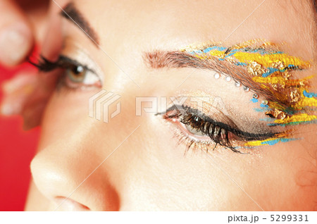 Attractive woman with the stylish make up 5299331