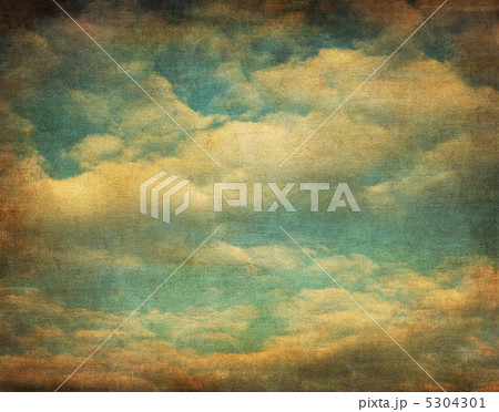 retro image of cloudy sky 5304301