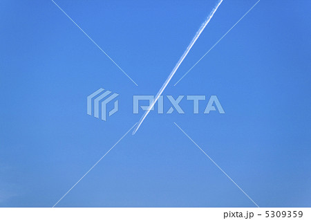 飛行機雲 飛行機雲 5309359