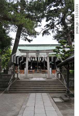 パワースポット 小田原 松原神社の写真素材