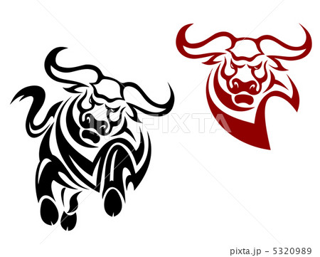 Bull And Buffalo Mascotsのイラスト素材 539