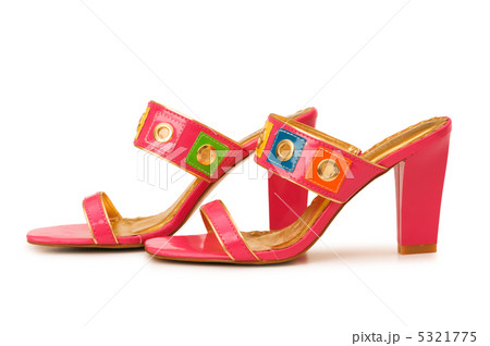 Woman shoes isolated on the white background Woman shoes isolated on the white background 5321775