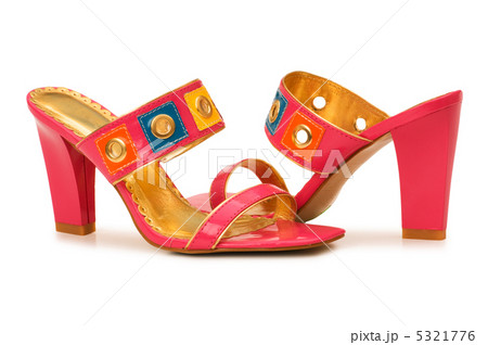Woman shoes isolated on the white background Woman shoes isolated on the white background 5321776