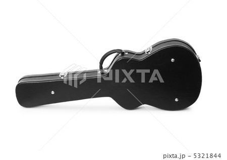 Guitar case isolated on the white background Guitar case isolated on the white background 5321844