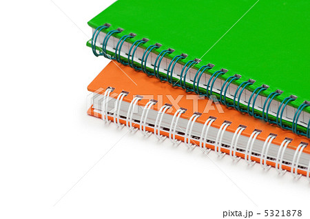 Close up of twol notebooks isolated on white 5321878